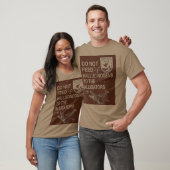 T-shirt Ne Pas Alimenter Les Hallucinogènes Aux Alligators (Unisexe)