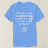 T-shirt Ne Pas Annoy Cette Crone Pagan Wiccan Cheeky Witch (Design devant)