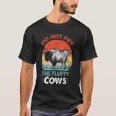 T-shirt Ne Pas Atteindre Les Vaches Fluffantes Bison Buffa (Devant)