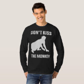 T-shirt Ne pas baiser la varicelle singe (Devant entier)