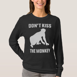 T-shirt Ne pas baiser la varicelle singe