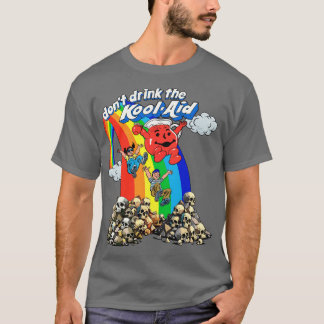 T-shirt Ne pas boire Le KoolAid Retro Psychedelic Design 1