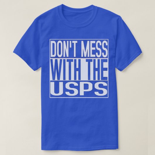 T-shirt Ne pas communiquer avec l'USPS (Design devant)