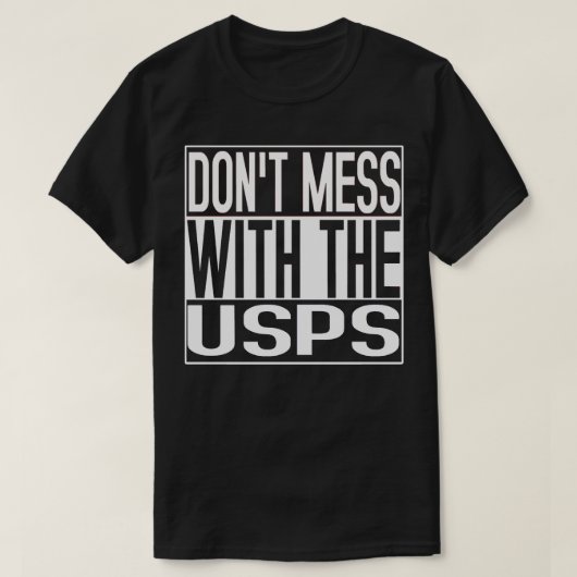 T-shirt Ne pas communiquer avec l'USPS (Design devant)
