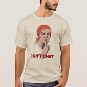 T-shirt Ne pas Conversation (Devant)