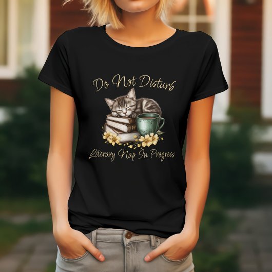 T-shirt Ne Pas Déranger Chat Drôle