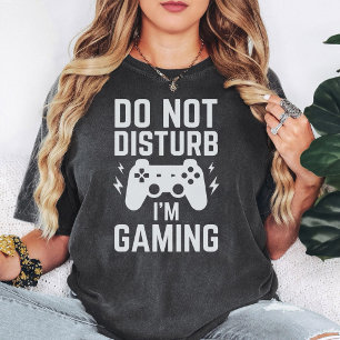 T-shirt Ne pas déranger JE JOUE DRôle Manette de jeu