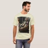 T-shirt Ne pas déranger, je vibre (Devant entier)