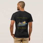 T-shirt Ne pas déranger - Partie de la pêche (Dos entier)
