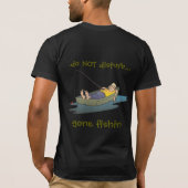 T-shirt Ne pas déranger - Partie de la pêche (Dos)