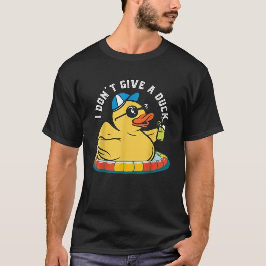 T-shirt Ne Pas Donner Un Canard En Caoutchouc Canard Éleva (Devant)