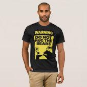 T-shirt Ne pas embrasser les ours (Devant entier)