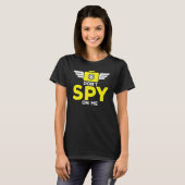 T-shirt Ne pas espionner sur moi agents secrets de caméra (Devant entier)