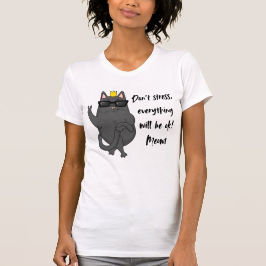 T-shirt ne pas être stressé (Devant)
