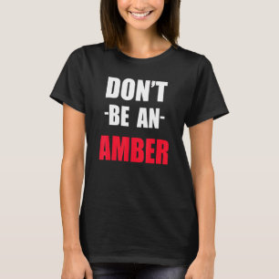 T-shirt Ne Pas Être Un Mème Ambre