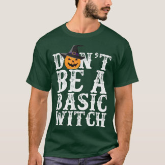 T-shirt Ne pas être une sorcière basique HalloweenFunny Ci