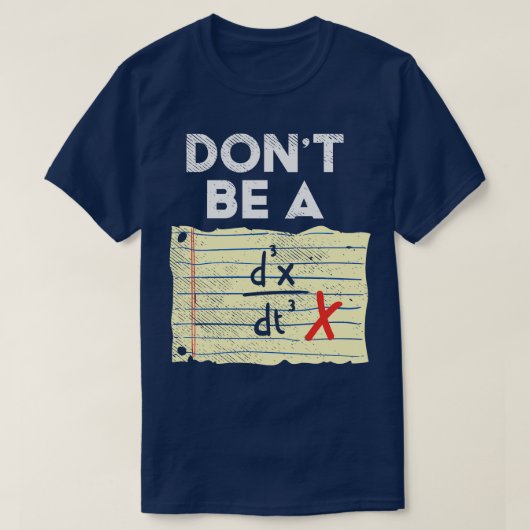 T-shirt Ne Pas Être Une Troisième Fois Dérivée D'Un Poste (Design devant)