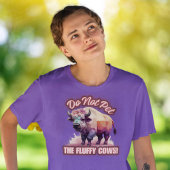 T-shirt Ne pas familiariser avec le buffle des vaches de b