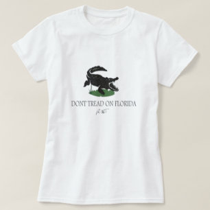T-shirt Ne pas filer sur la chemise de Floride