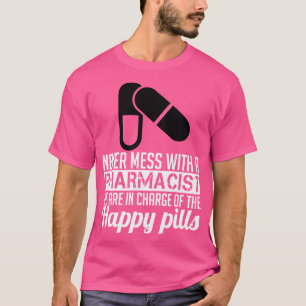 T-shirt Ne pas fouiller avec un pharmacien