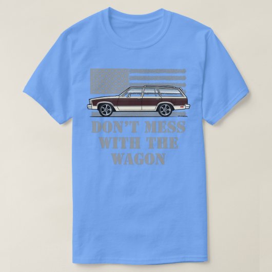 T-shirt Ne pas gâcher le sable et brun (Design devant)