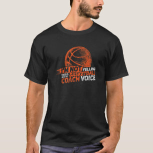 T-shirt Ne Pas hurler Ceci Est Mon Coach De Basketball Voi