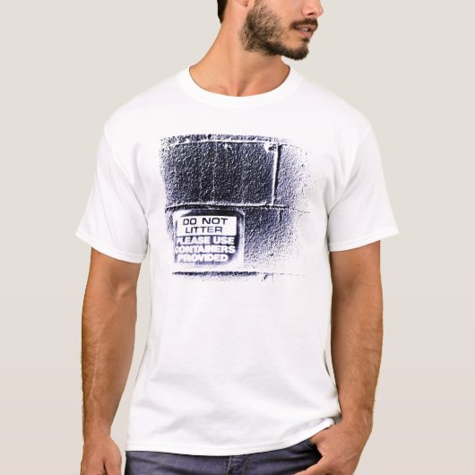 T-shirt Ne pas laisser (Devant)