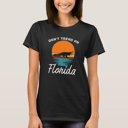 T-shirt Ne pas marcher sur Florida Ron Desantis 2024 1 (Devant)