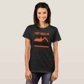 T-shirt Ne pas me forcer à utiliser ma voix sur le toit (Devant entier)