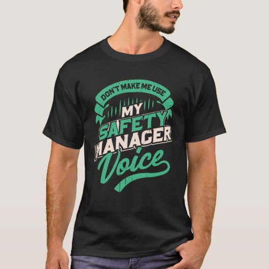 T-shirt Ne pas m'obliger à utiliser la voix de mon gestion (Devant)
