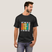 T-shirt Ne pas m'obliger à utiliser ma voix du guide d'exc (Devant entier)