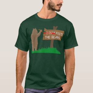 T-shirt Ne pas nourrir les ours drôle Camping