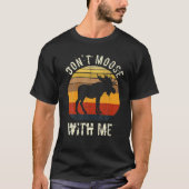 T-shirt Ne pas origner avec moi Buffalo d'hiver Plaid Deer (Devant)