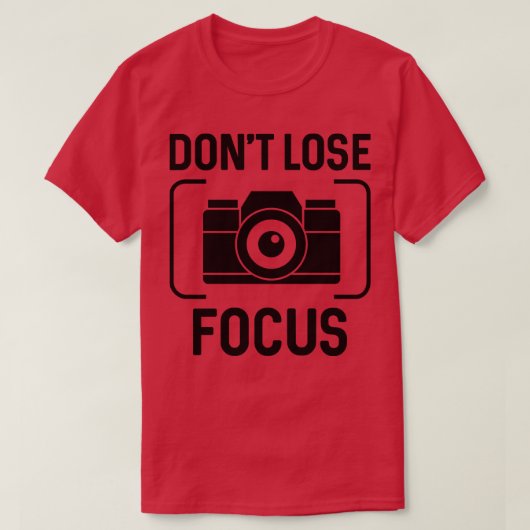 T-shirt Ne pas perdre la cible 1 (Design devant)
