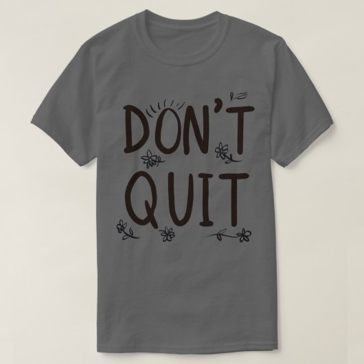 T-shirt Ne pas quitter (Design devant)