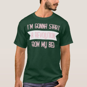 T-shirt Ne pas regarder en arrière dans Anger rose1