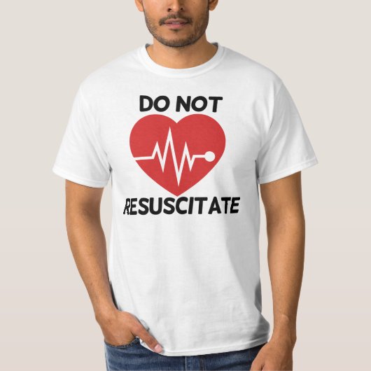 T-shirt Ne pas ressusciter (Devant)
