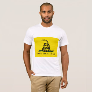 T-shirt Ne pas taper sur le drapeau de Me Gadsden