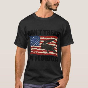 T-shirt Ne Pas Tourner Sur La Floride Vintage Rétro Vieux