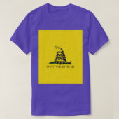 T-shirt Ne Pas Tourner Sur Moi Style Libertarien Graphisme (Design devant)