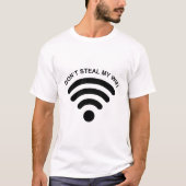 T-shirt Ne pas voler mon couple Wifi (Devant)