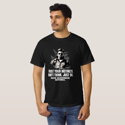 T-shirt Ne pense pas, fais-le. (Devant entier)