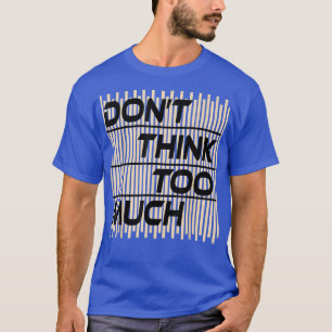 T-shirt Ne pensez pas trop Stylish Mens sport Striped mo