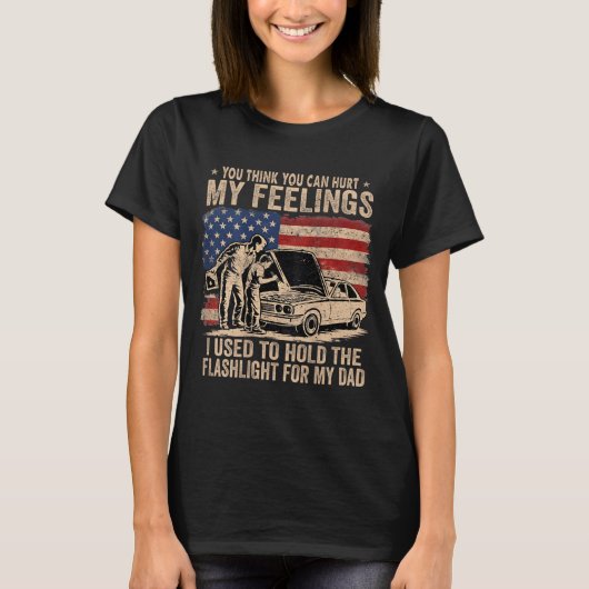 T-shirt Ne peut pas blesser les sentiments utilisés pour t (Devant)