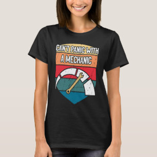 T-shirt Ne peut pas paniquer avec une énigme de voiture de