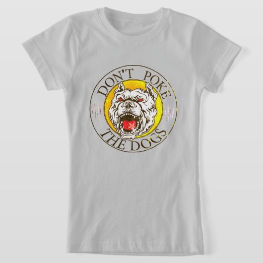T-Shirt Ne pique pas les chiens (Poser)