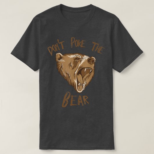 T-shirt Ne pique pas l'ours T (Design devant)