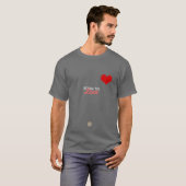 T-shirt Né pour aimer (Devant entier)