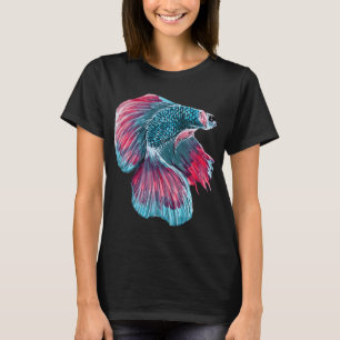 T-shirt Né pour aller pêcher à l'école forcée Drôles de ga