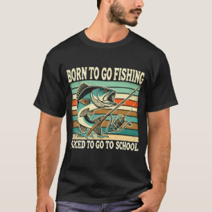 T-shirt Né pour aller pêcher le marlin